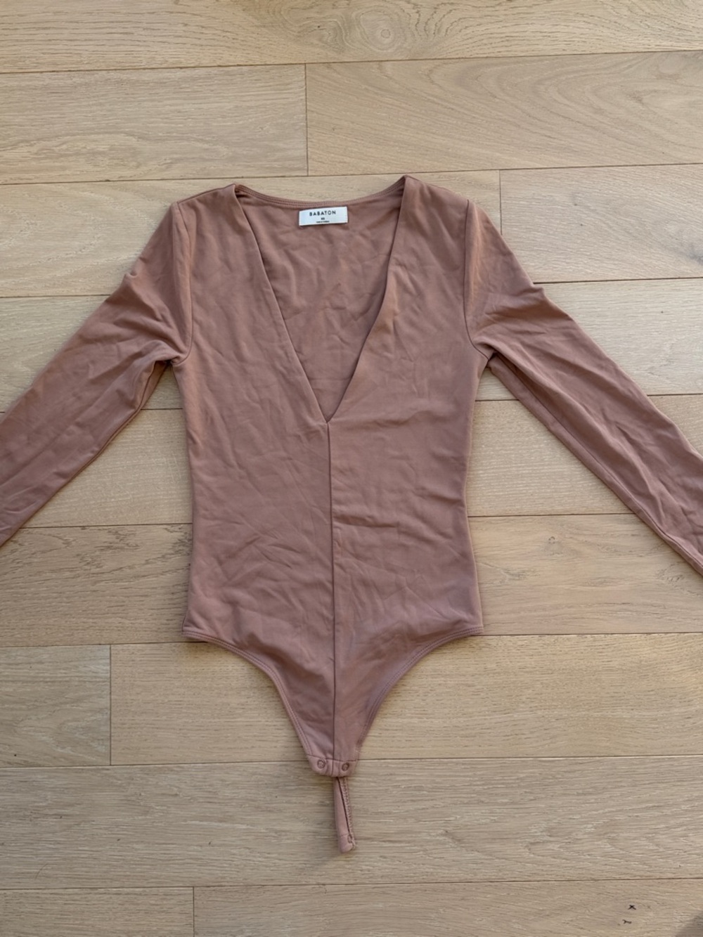 Aritzia Babaton Contour deep V bodysuit